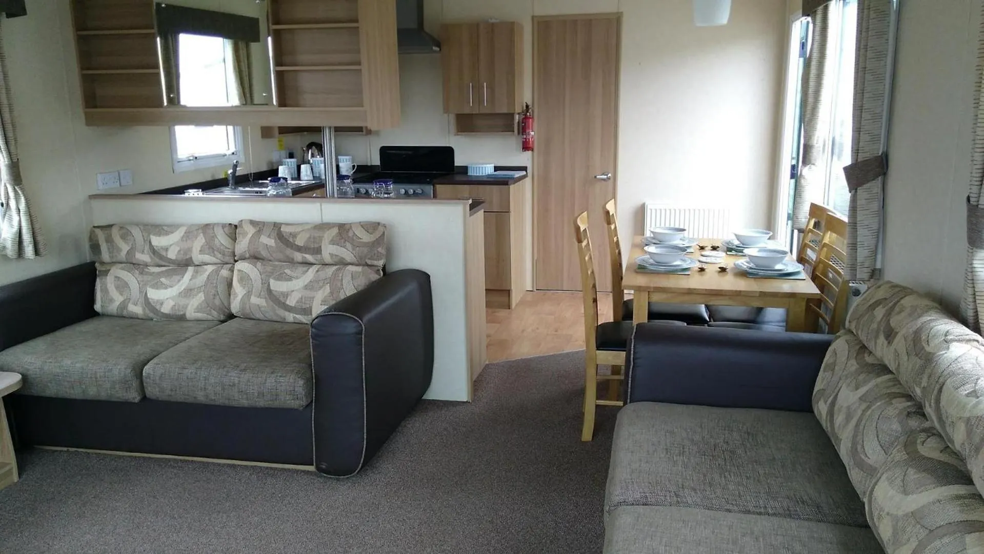 度假居 弗兰伯勒Pet Friendly Sea View Static At Thornwick Bay别墅
